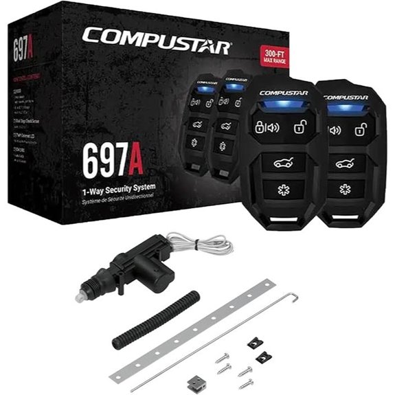 Compustar CS697-A 1-Way Alarm Keyless & Door Lock