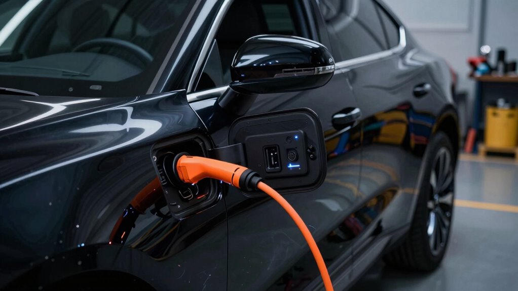 car charging causes noise