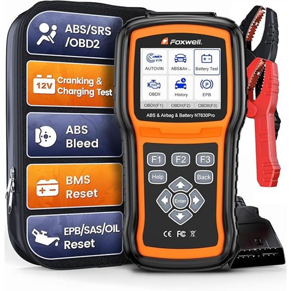 car diagnostic and battery tester