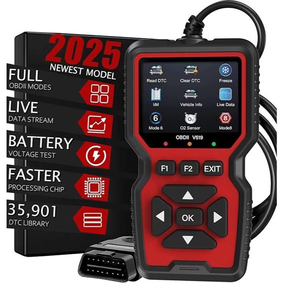 OBD2 Car Diagnostic Scanner with Engine Code Reset