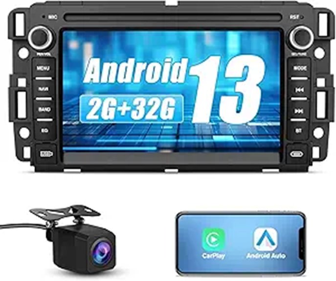 AWESAFE Car Stereo for Chevy Silverado GMC Sierra