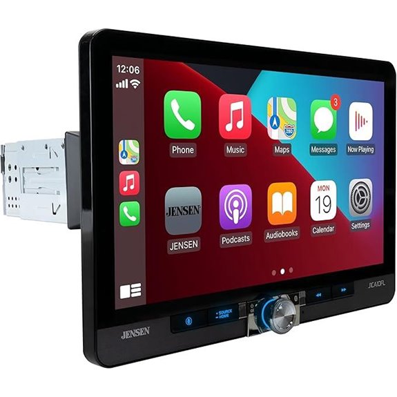 JENSEN 10.1 CarPlay/Android Auto Touchscreen Stereo