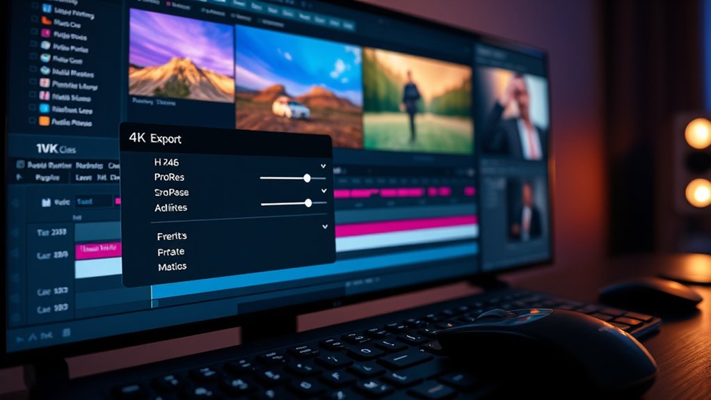 choose optimal export settings