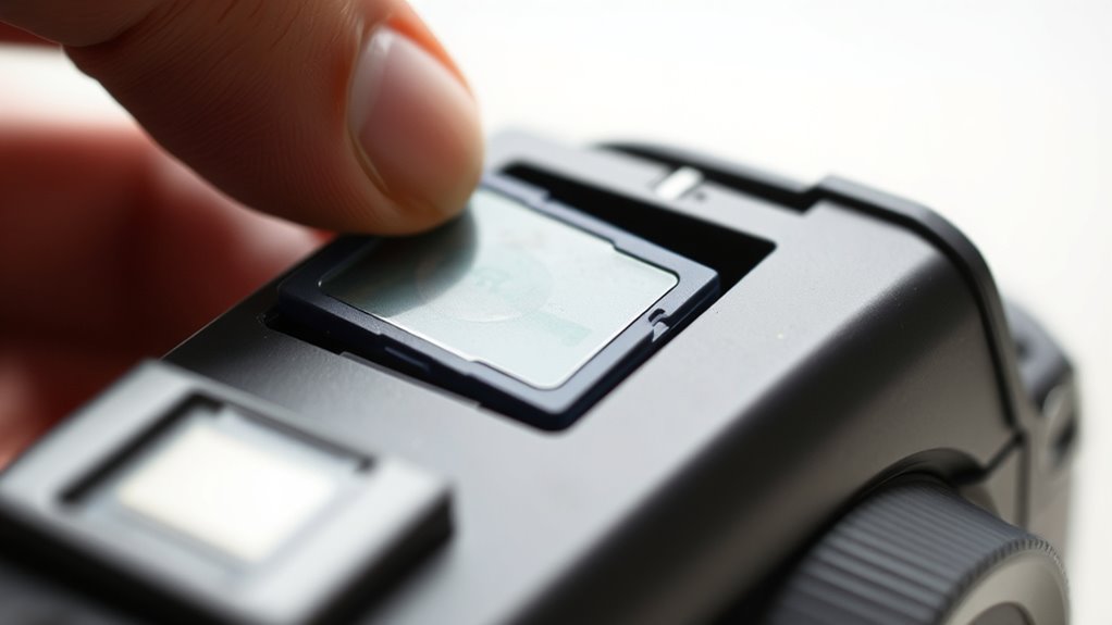 clean and reinsert memory card