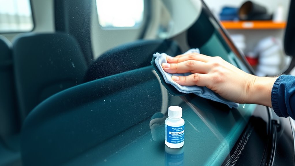 clean surface for adhesion