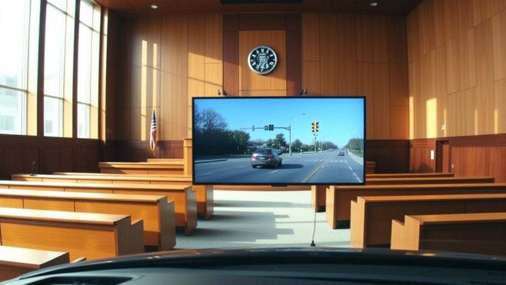 clear authentic dash cam evidence