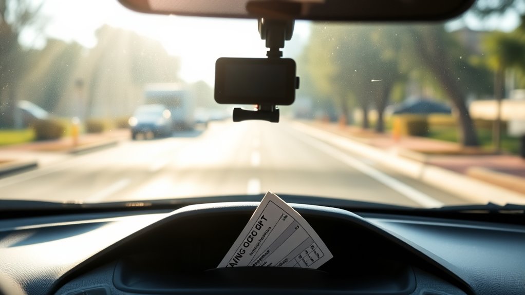 clear unobstructed windshield view