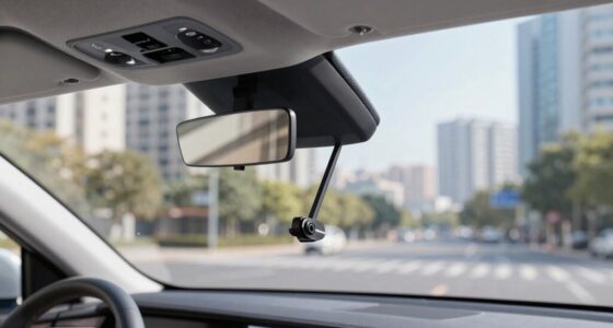 clear windshield mounting technique