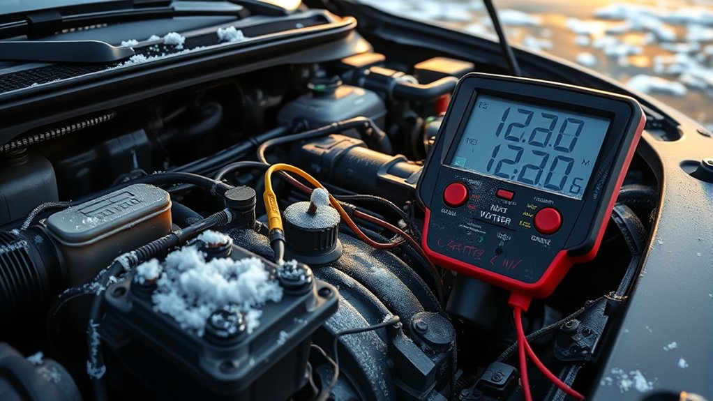 cold start diagnostic parameters