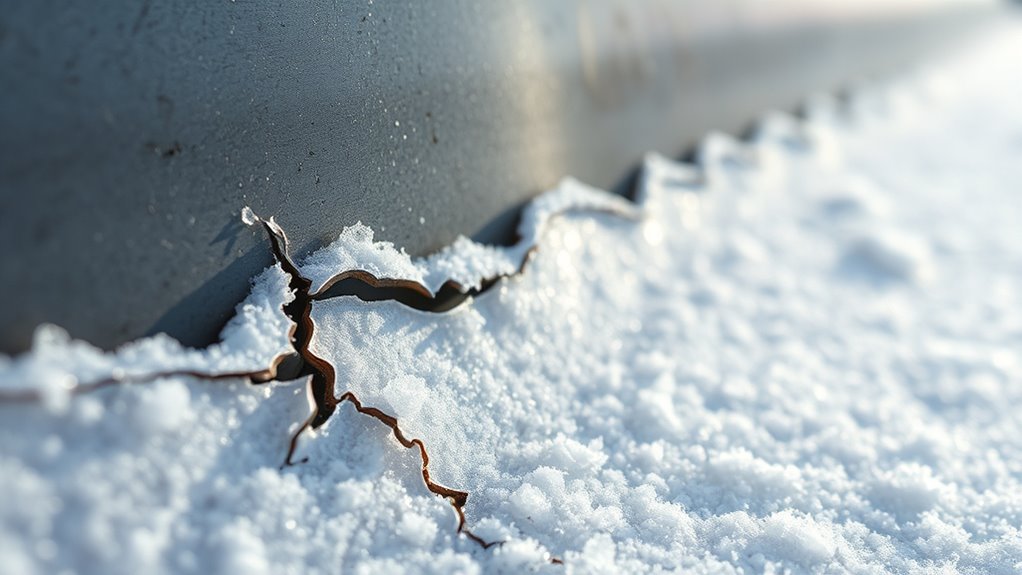 cold weather weakens adhesive bonds