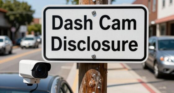 dash cam sign effectiveness