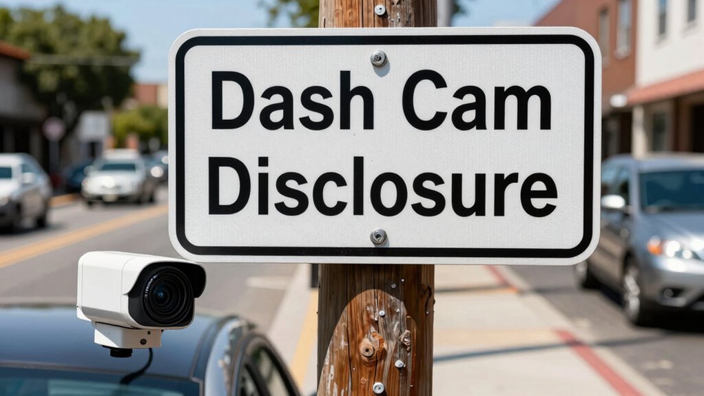 dash cam sign effectiveness