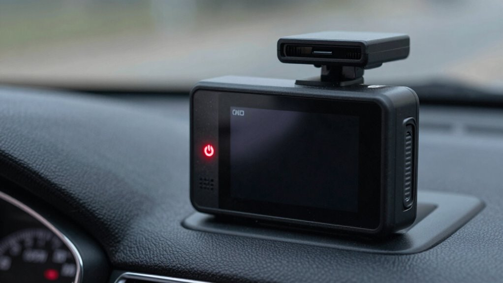 dash cam startup crash