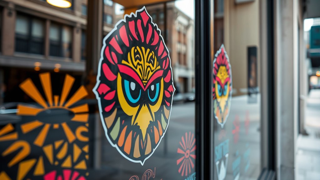 decals reinforce layered security