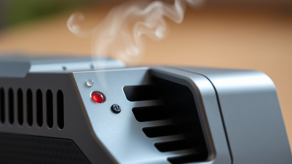 detect overheating early signs