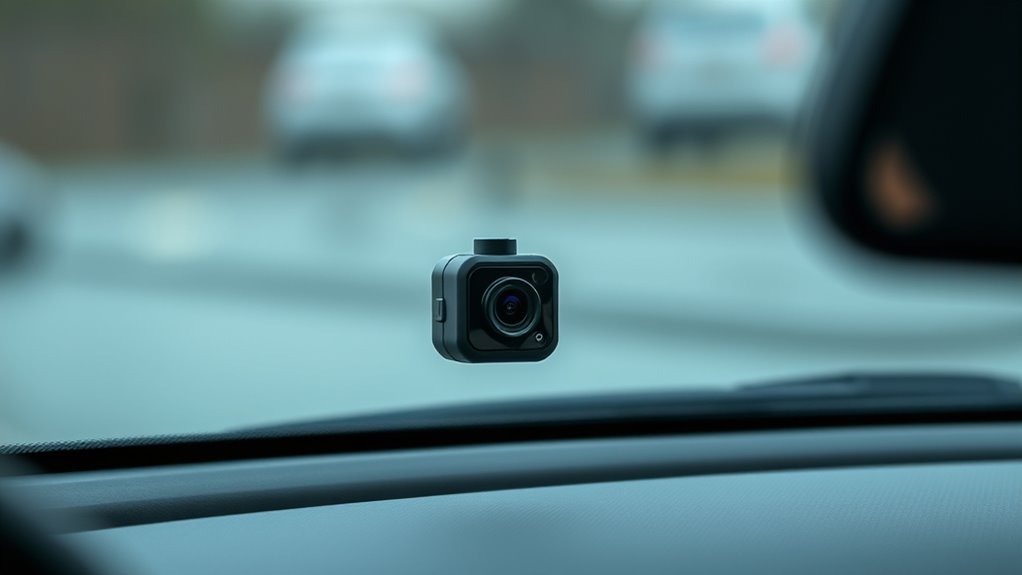 discreet dash cam placement