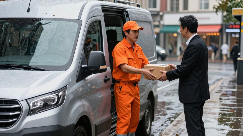 document curbside delivery incidents