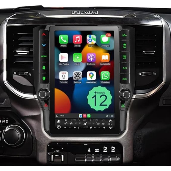 Car Radio Upgrade for Dodge Ram 1500-3500 (2019-2024)