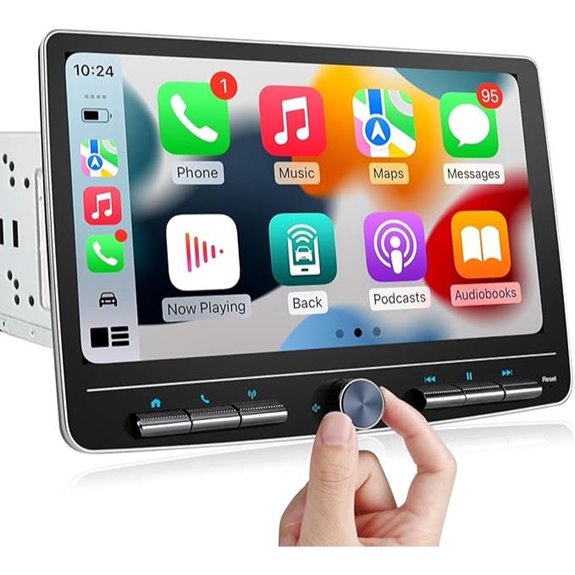 10 Double Din Car Stereo with Apple CarPlay