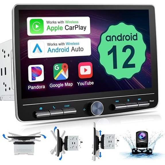 Double Din 10 Android Car Stereo with Touch Screen