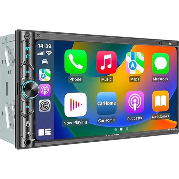 SJoyBring Double Din Car Stereo with Touchscreen