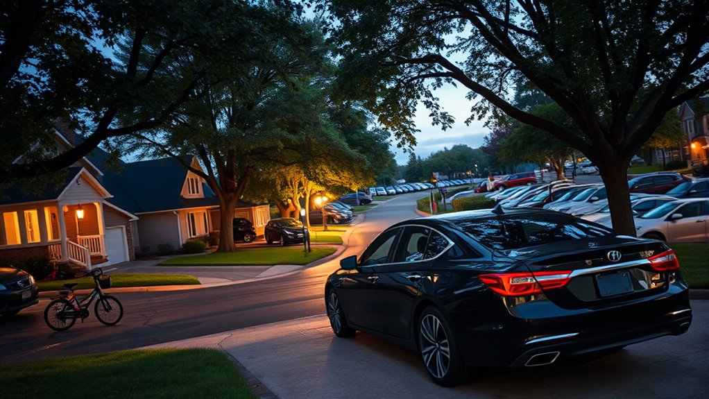 driveway activity causes noise