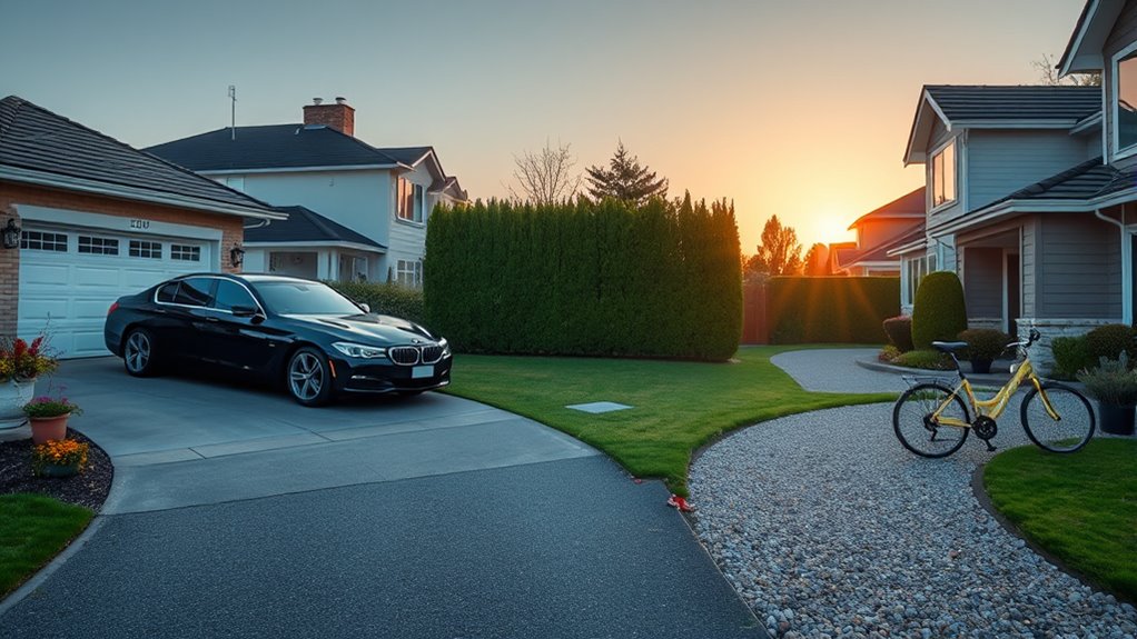 driveway upkeep fosters neighbor harmony