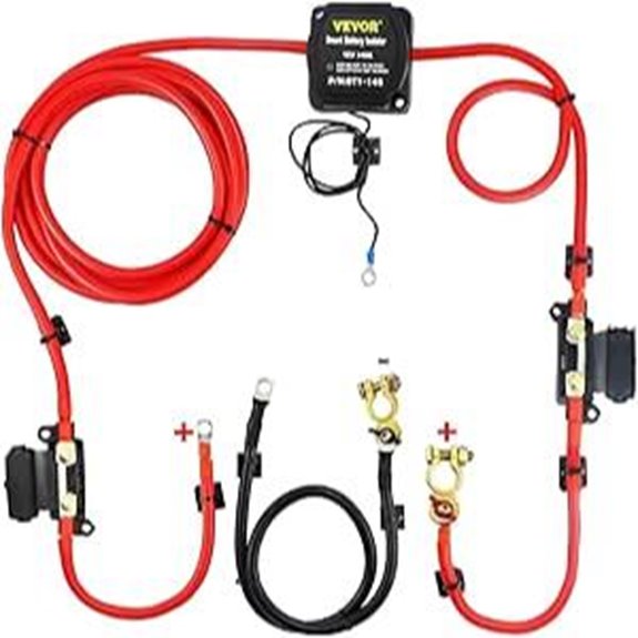 VEVOR Dual Battery Isolator Kit with Relay