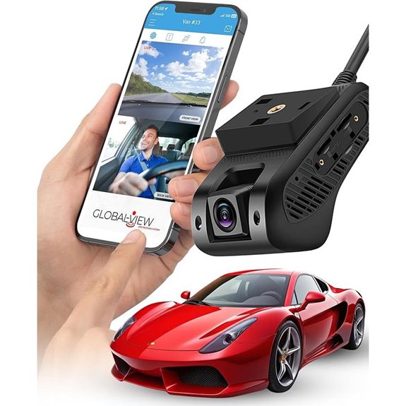 Global View Eagle Live Streaming Dash Cam with GPS