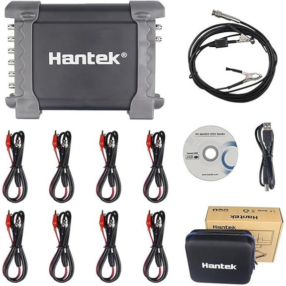 Hantek 1008C 8-Channel Digital Oscilloscope & Generator