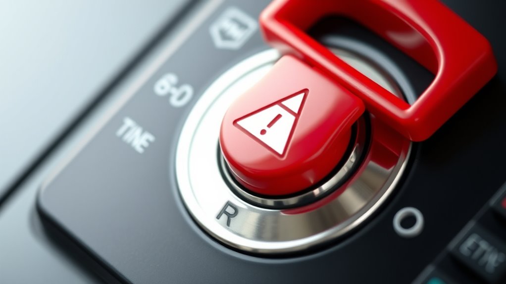 emergency lock button limitations