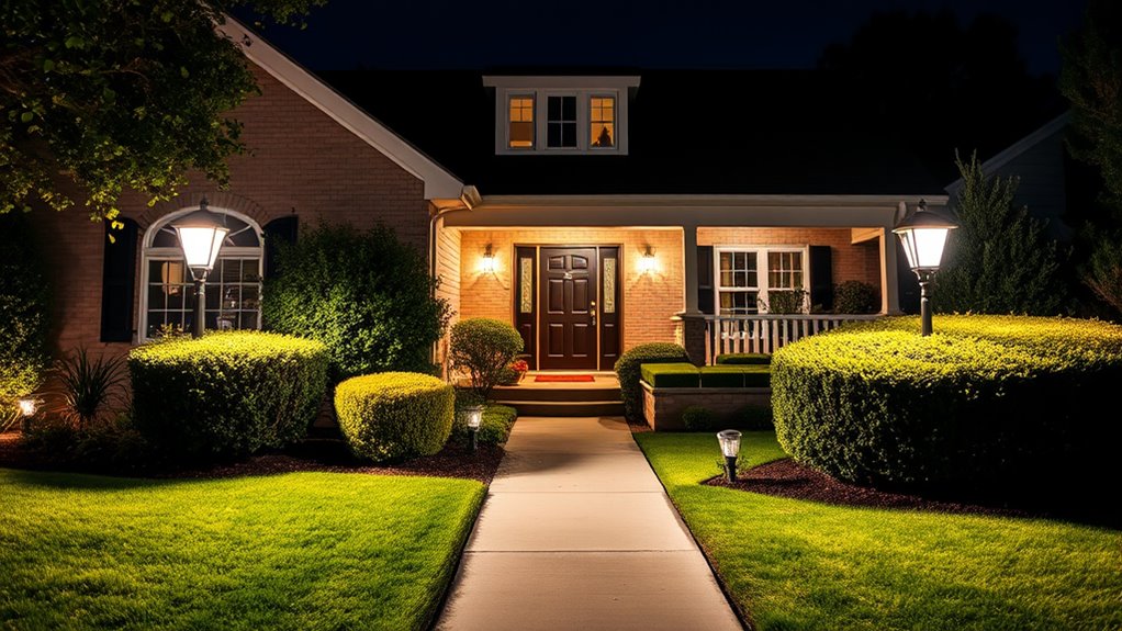 enhance exterior lighting visibility
