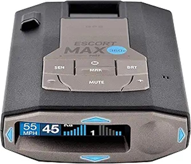 Escort MAX 360c Laser Radar Detector with Voice Alerts