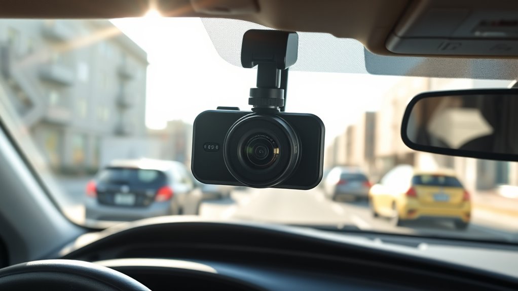 essential side swipe dash cam features