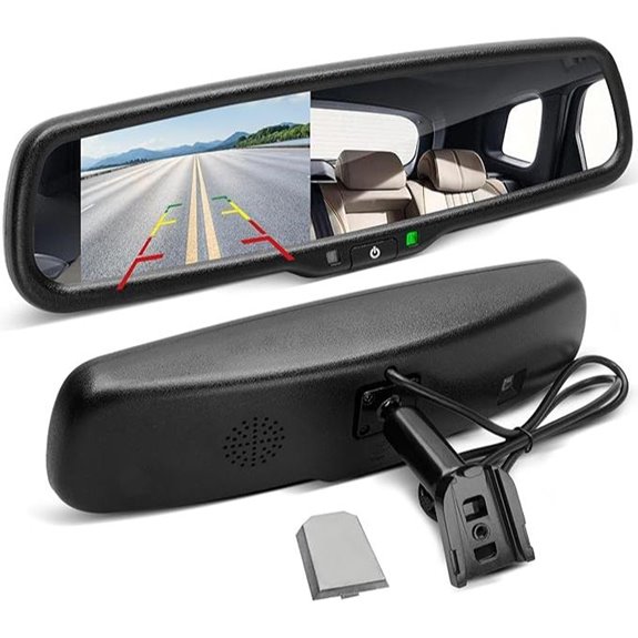 EWAY 4.3 LCD Rearview Mirror for Ford Toyota Jeep