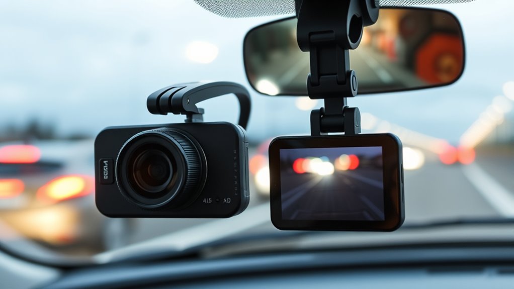 fast forward driving footage