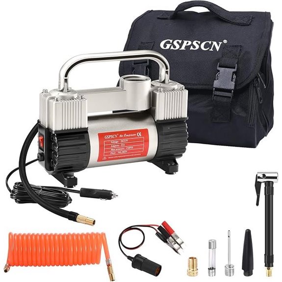 GSPSCN 6X Faster Tire Inflator with Portable Bag