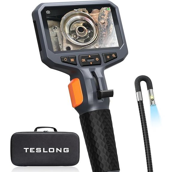 Teslong Articulating Borescope with Dual Lens Camera