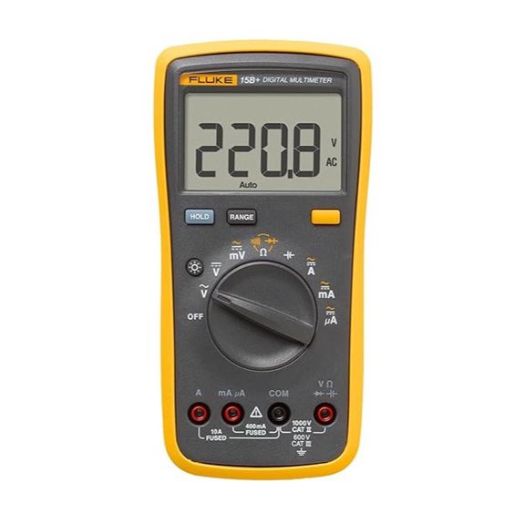 Fluke 15B+ Digital Multimeter for Electrical Testing