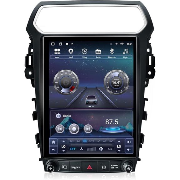 12.1 Ford Explorer Android Touch Screen Stereo Upgrade