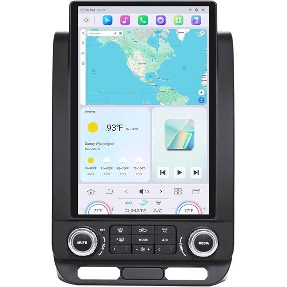 Cidava 13-Inch Car Radio for Ford F150/F250/F350