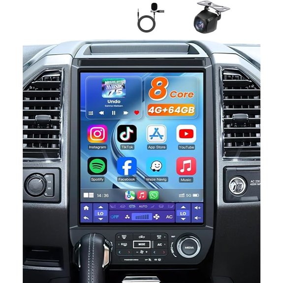 Ford F150 2015-2020 Car Radio Stereo with GPS