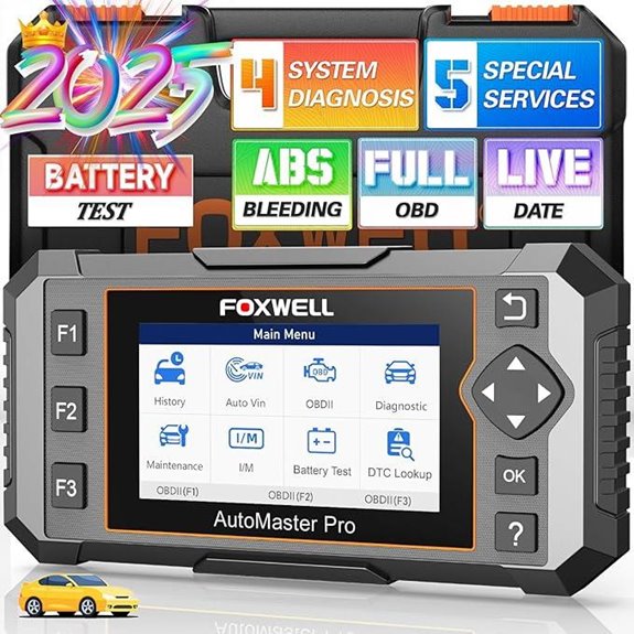FOXWELL NT614 Elite OBD2 Scanner with 5 Resets