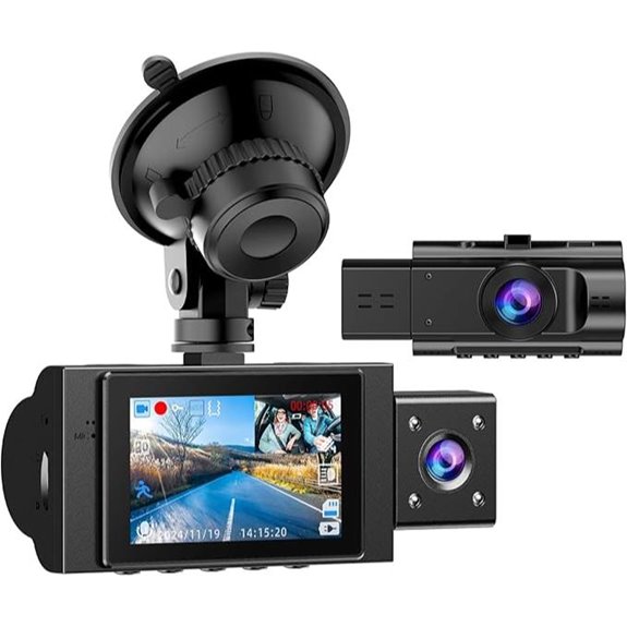 Dual Dash Cam Front & Inside with Night Vision
