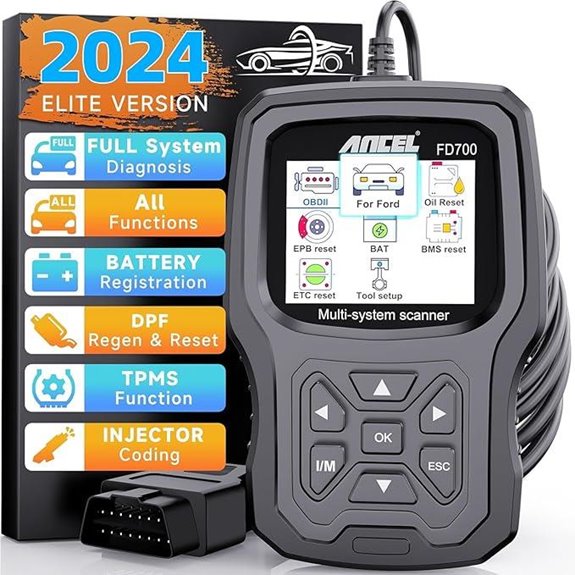 ANCEL FD700 Full System Car Diagnostic Scanner