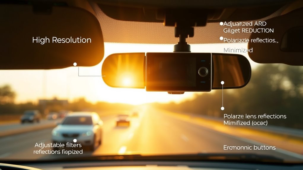 glare reduction and clarity