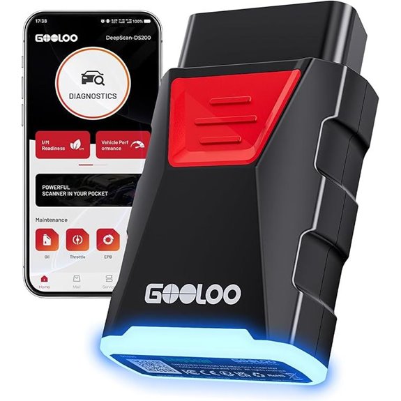 GOOLOO DS200 OBD2 Scanner Diagnostic Tool
