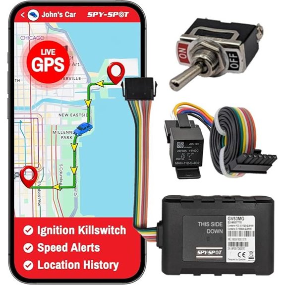 Spy Spot GV53MG Hardwire GPS Tracker with Kill Switch