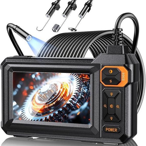 AukonVee HD Endoscope Camera with 4.3 Screen