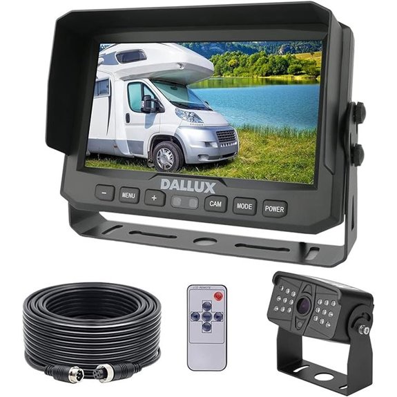 DALLUX HD Truck Backup Camera Kit with Monitor